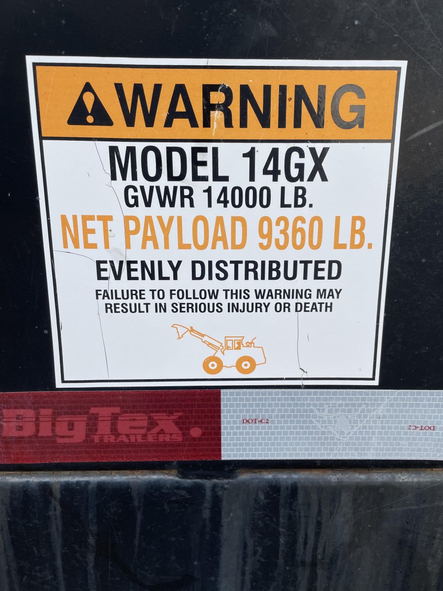 Big Tex 14GX Dump Trailer