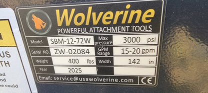 2025 Wolverine SBM-12-72W Sickle-Bar Swathing Mower