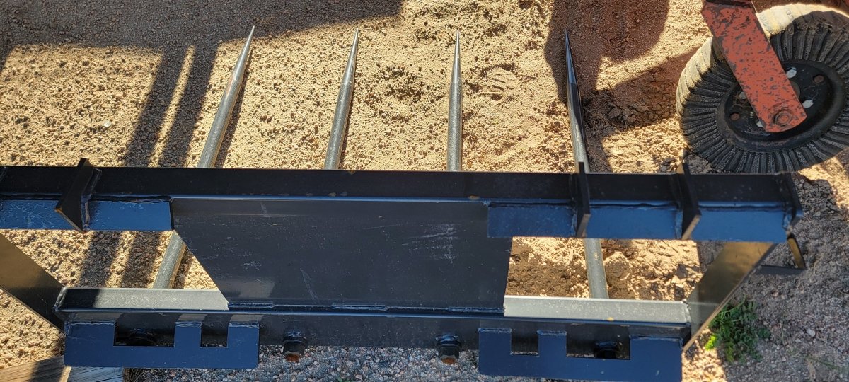 2026 JCT 4-Tine Skid Steer Bale Spear
