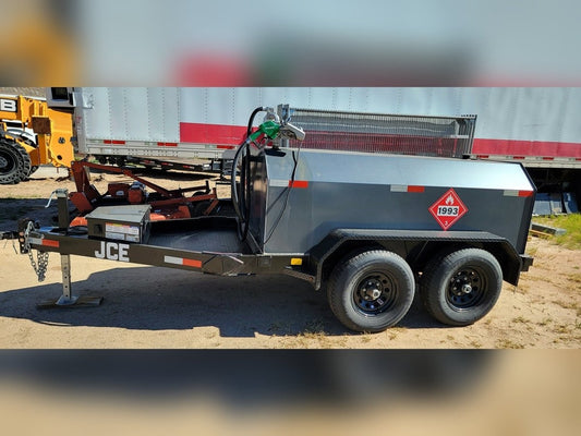 2026 JCE 750 gallon fuel trailer, side view