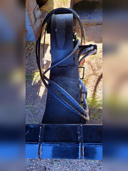 SG45 skid steer stump grinder, cutting wheel view
