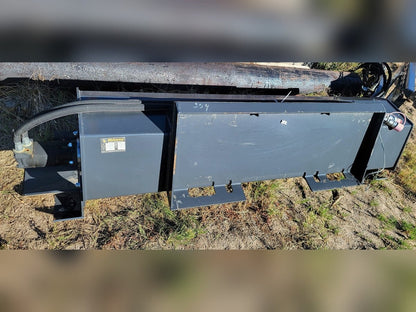 Wolverine TL-12-72W skid steer tiller, side view