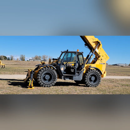 2018 JCB 510-56 telehandler – main 3/4 view – Mountains Reign Equipment, Peyton CO