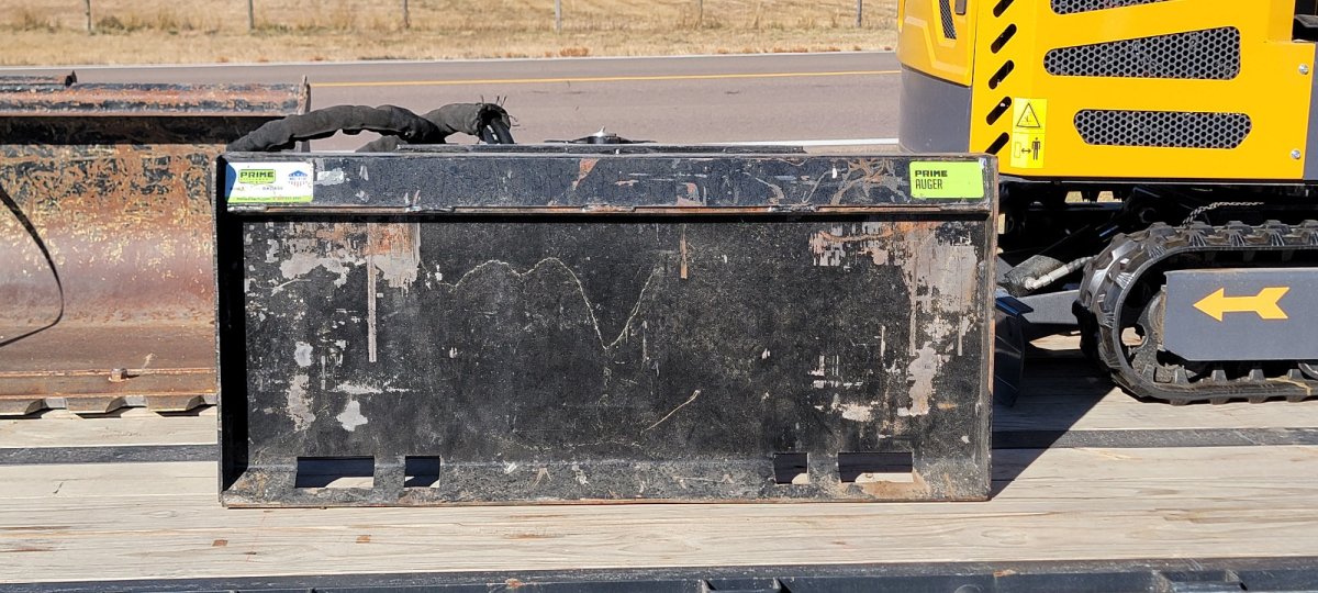 Auger Attachment For Track Loader