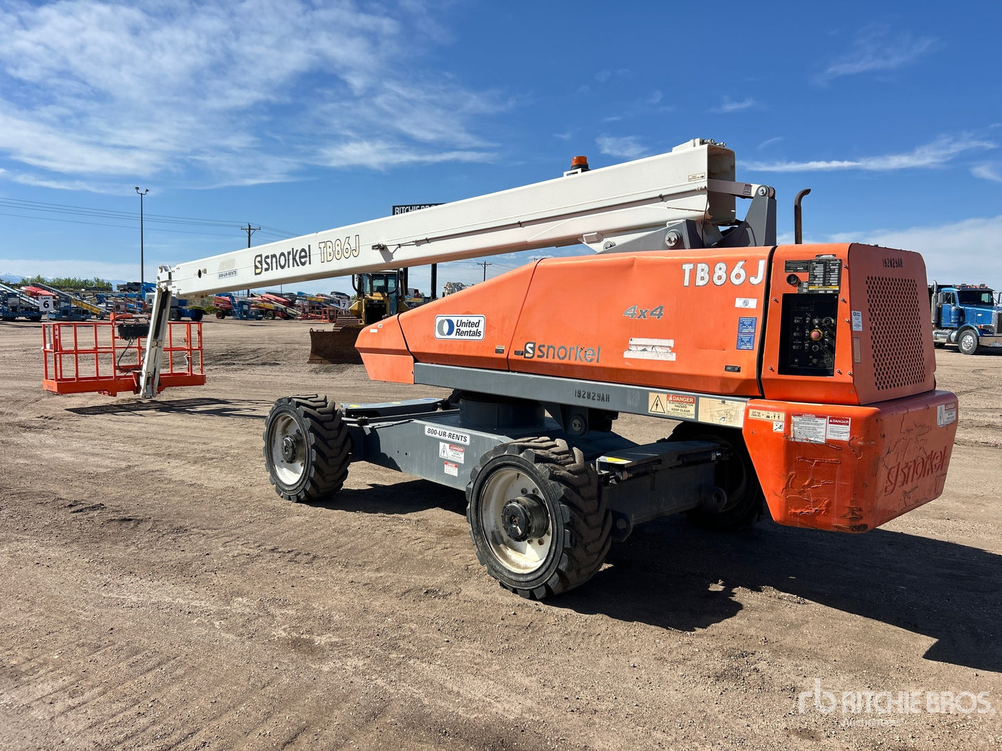 2017 Snorkel TB86J 4WD Diesel Telescopic Boom Lift