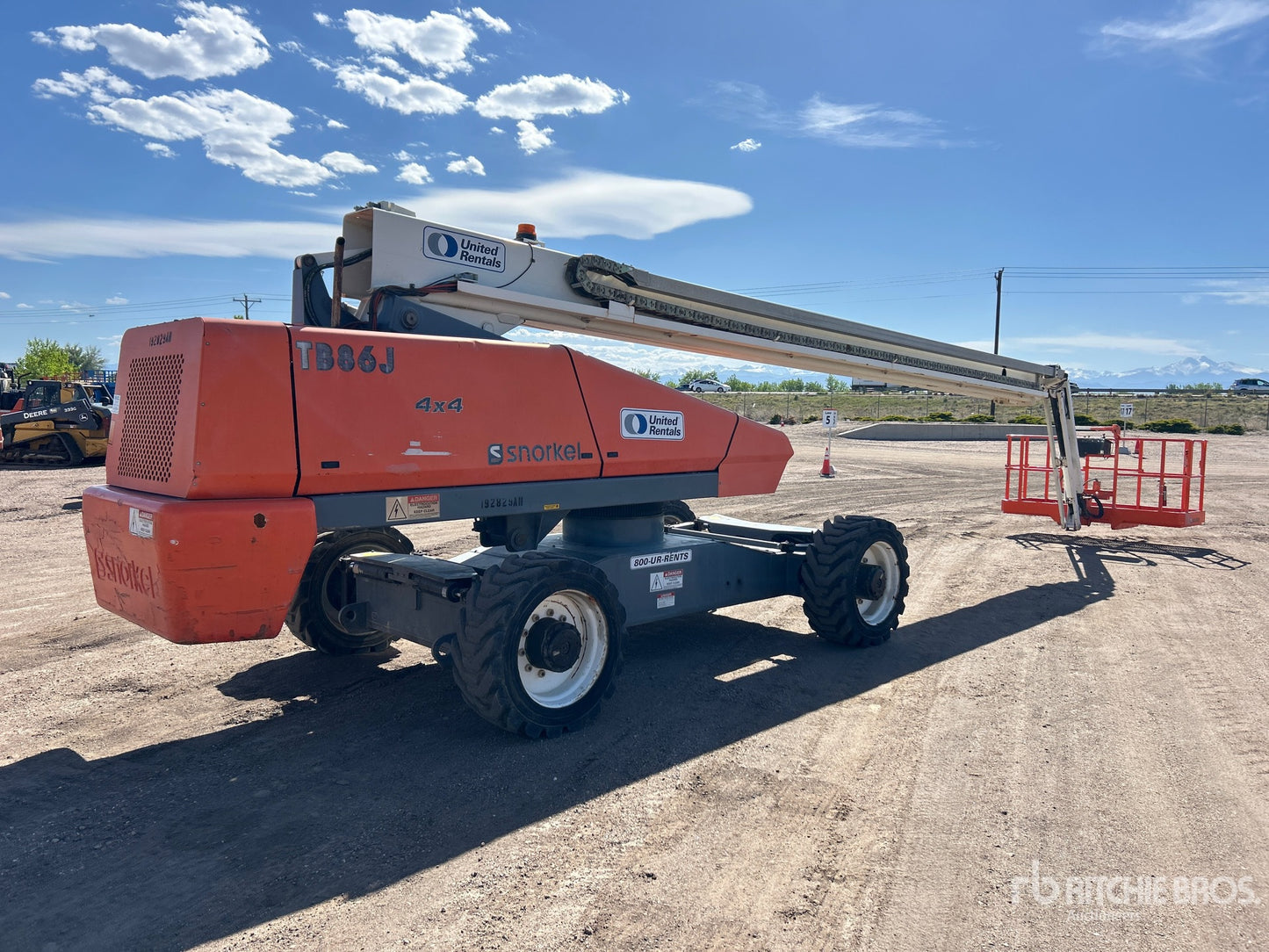 2017 Snorkel TB86J 4WD Diesel Telescopic Boom Lift