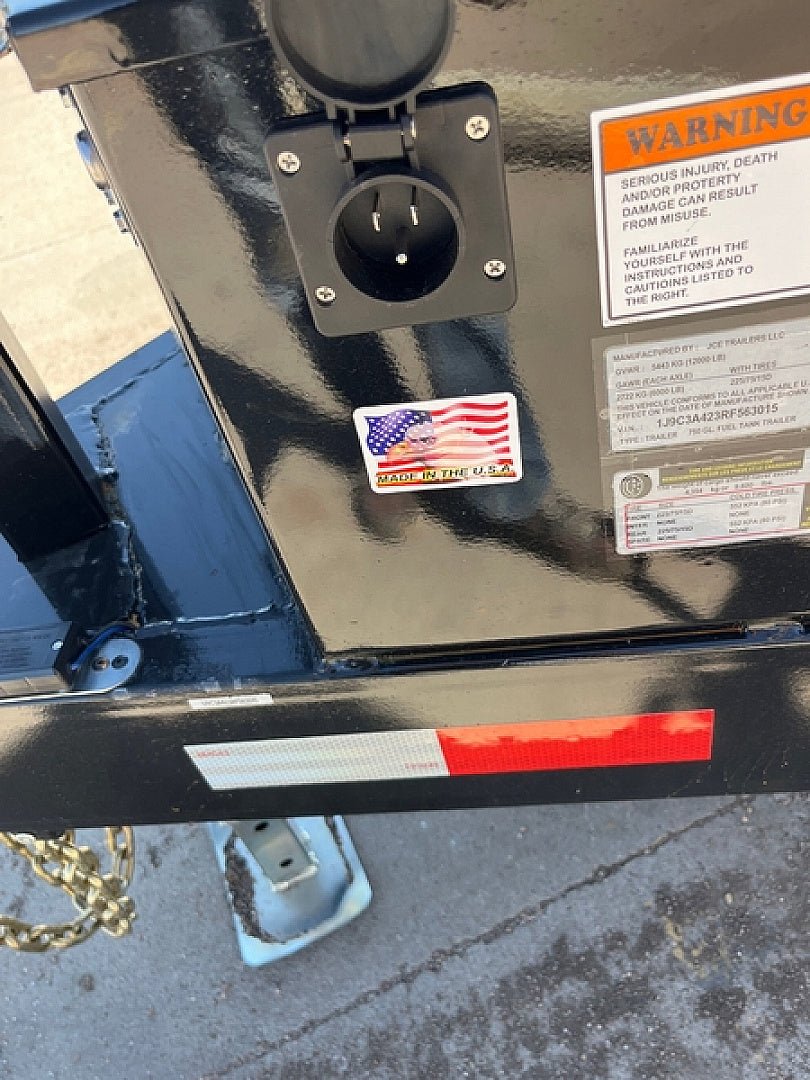 2025 JCE 750 Gallon Fuel Trailer