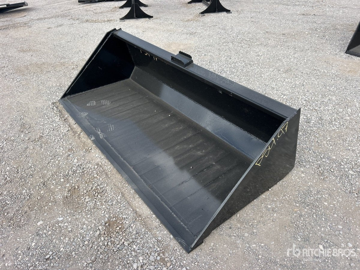 Skid Steer Smooth Bucket Attachment
