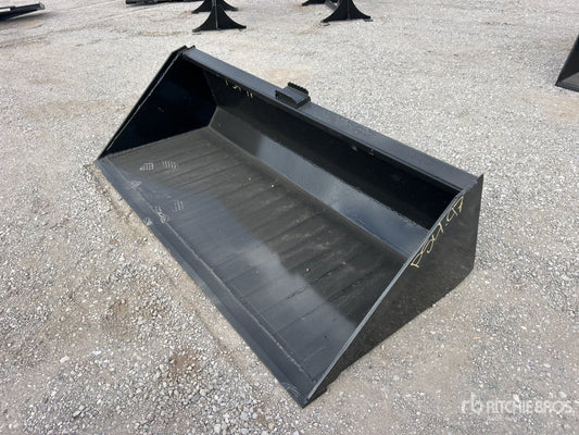 Skid Steer Smooth Bucket Attachment