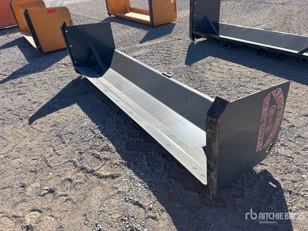 Snow Plow Skid Steer Attachment