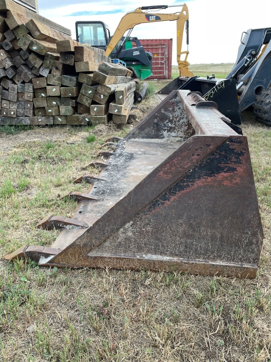 Rock Bucket Attachment For Skid Steer