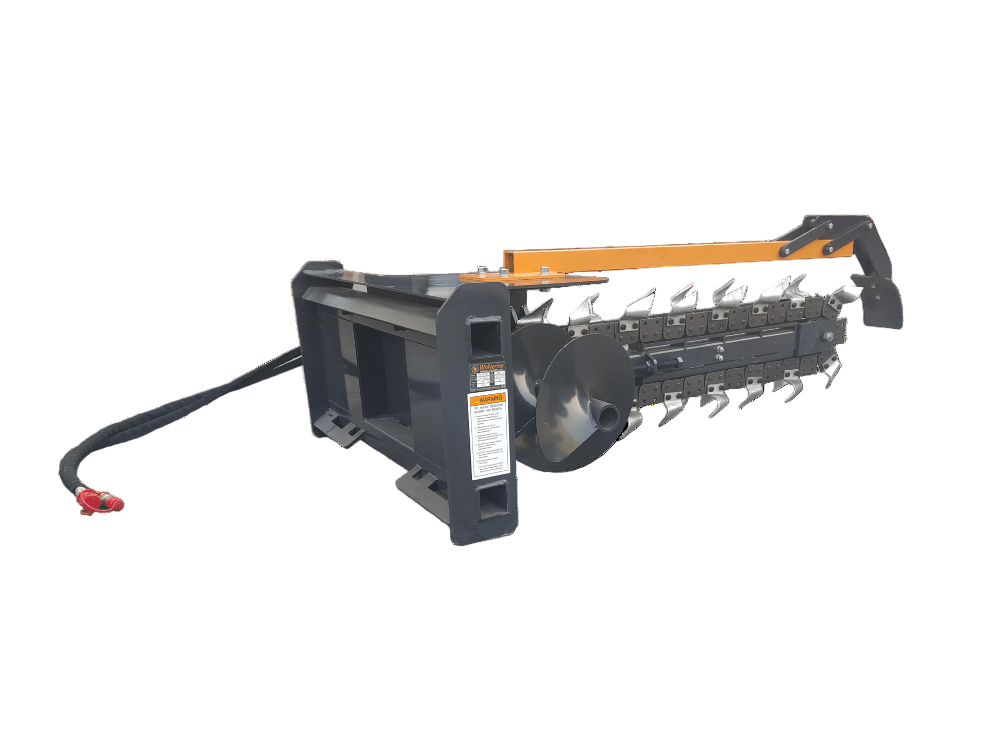 Trencher Attachment For Skid Steer